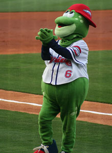 2011 Reedy Rip'It, Mascot of the Greenville Drive Single A …