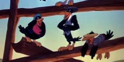 Disney movie with three black crows
