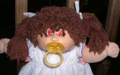 cabbage patch doll that ate food