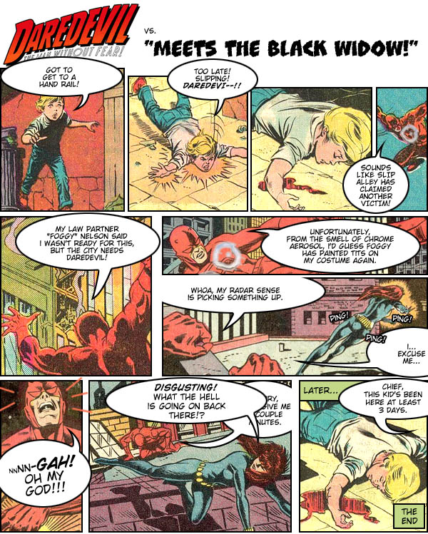 Daredevil Vs Meets The Black Widow