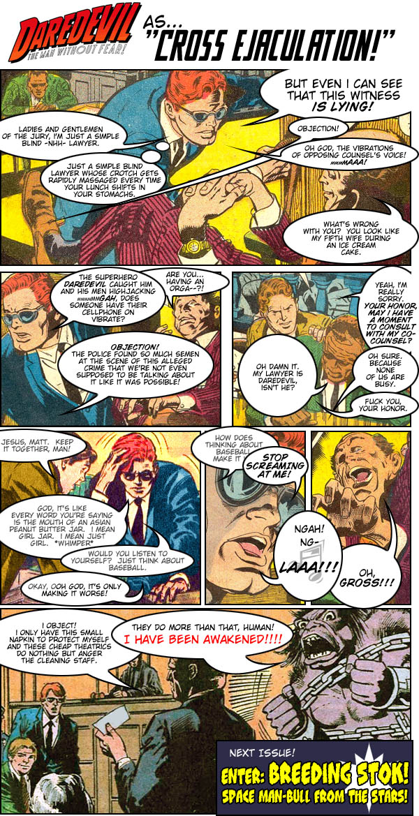 Daredevil As Cross Ejaculation