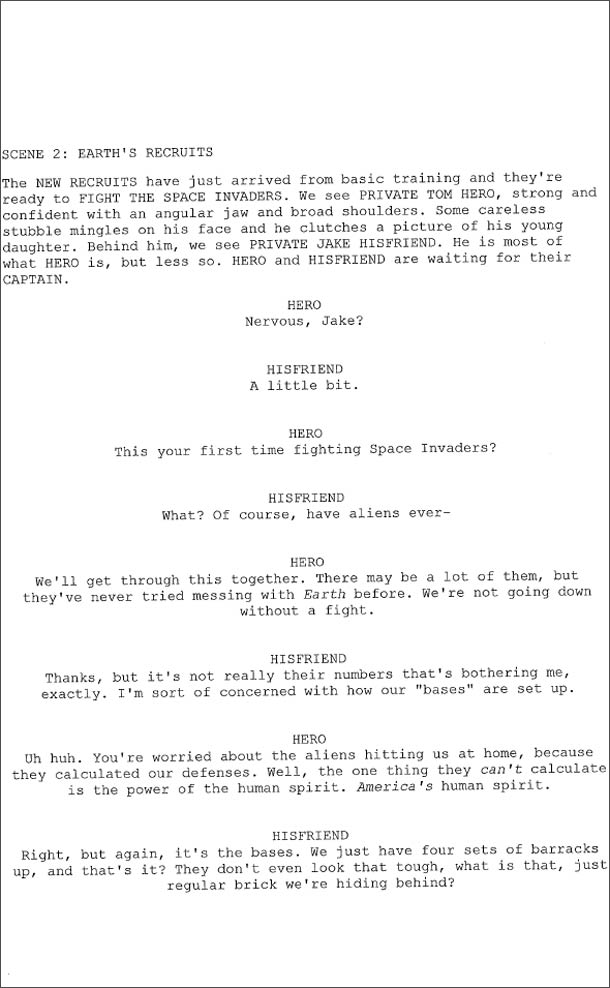 film script beat