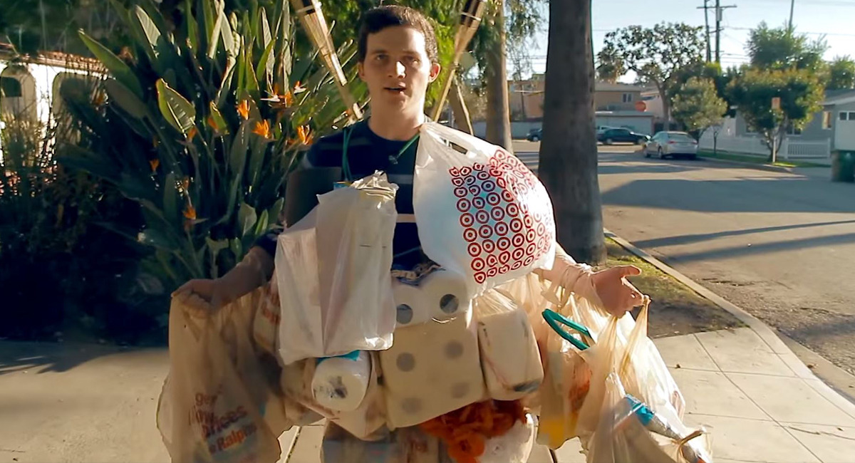 Why Your Grocery Bags Must All Be Carried At Once