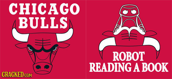 Did You Know The Chicago Bulls Logo Upside Down Looks Like A Robot