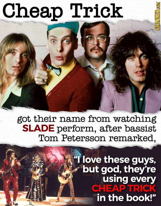 25 Incredibly Weird Explanations Behind Famous Band Names