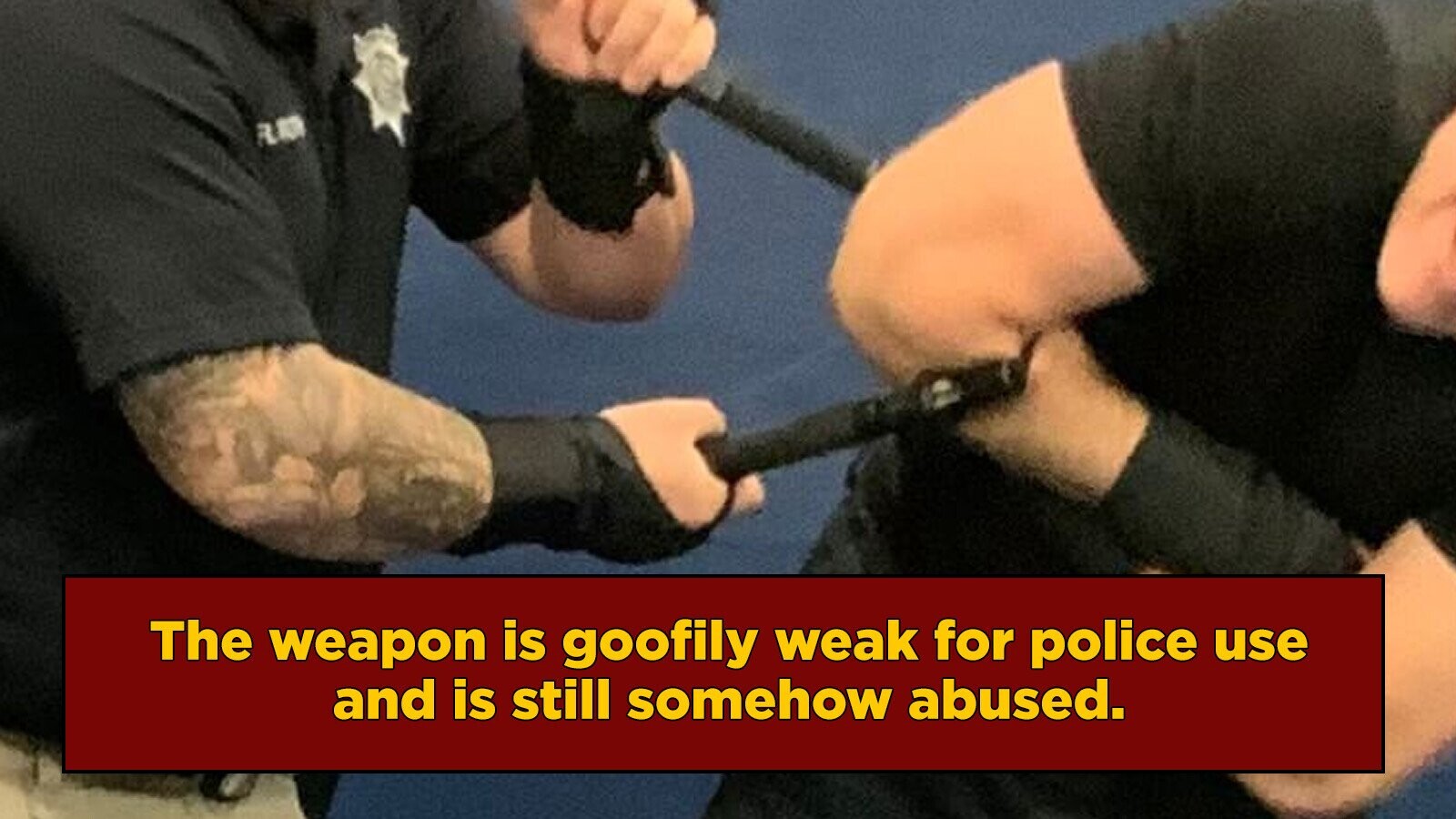 In California, Police Use Nunchucks