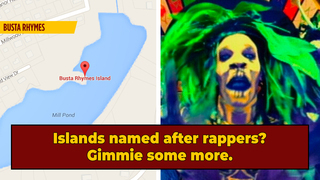 One Man's Crusade To Officially Name A Island (... After Busta Rhymes?)
