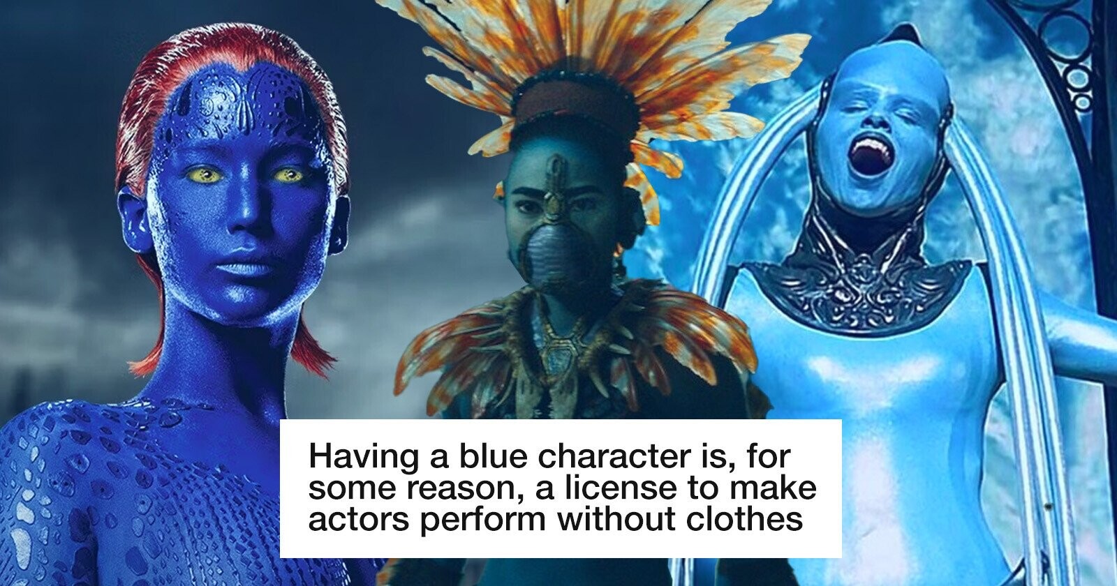 Ranking Blue Characters By How Much Skin They Show | Cracked.com