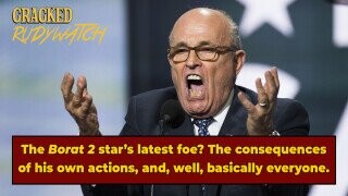 Rudy Watch: 'Borat 2' Star Giuliani Faces Consequences of His Actions, Trump's Wrath