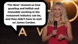 Chelsea Handler Went for the Jugular at the Critics' Choice Awards, Dumping on Ellen and James Corden