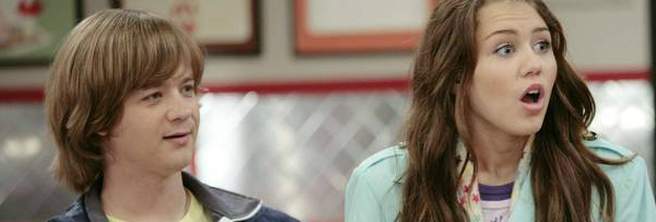 Jackson and Miley on Hannah Montana