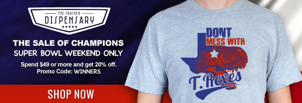 THE CRACSEO DISPENSARY DONT THE SALE OF CHAMPIONS MESS WITH SUPER BOWL WEEKEND ONLY Spend or more and get 20% off. Promo Code: WINNERS Repr SHOP N