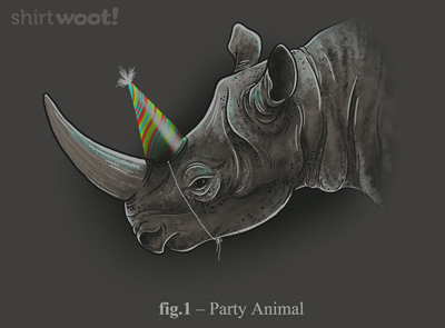 shirt woot! fig. -Party Animal 