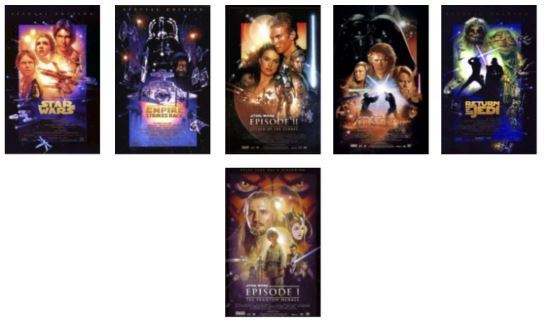 Movies in order wars all star Star Wars