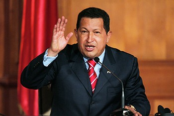 5 Dumb Garbage Conspiracy Theories Spreading Right Now | Hugo Chavez giving a speech
