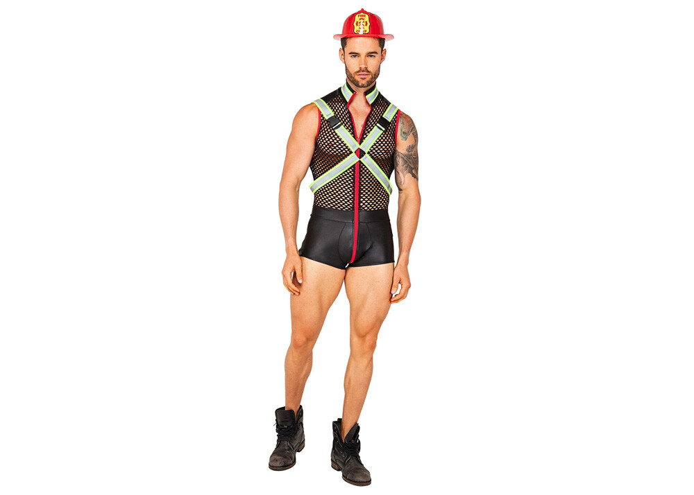Sexy Fireman Fever Costume for Men