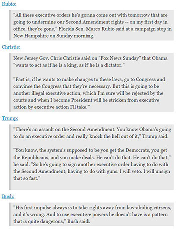 Rubio: All these executive orders he's gonna out with come tomorrow that are going to undermine our Second Amendment rights - on my first day in offi