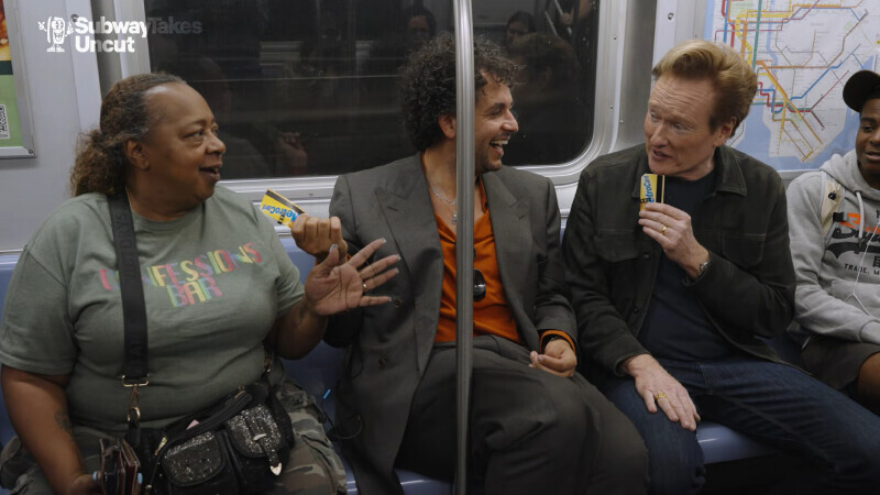 Conan O’Brien Stumbles Upon the Greatest Improviser in New York During ‘SubwayTakes’ Appearance