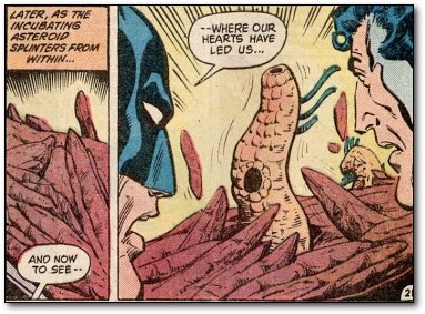 LATER. 4s THE INCUBATING --WHERE OUR ASTEROID HEARTS HAVE SPLINITERS FoM LED us... WITHIN... lw. In. 1 h. ANO NOW TO SEE- 2