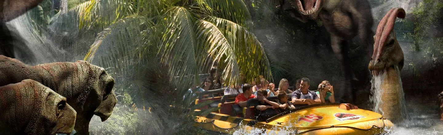 The Forgotten Story Behind Jurassic Park: The Ride