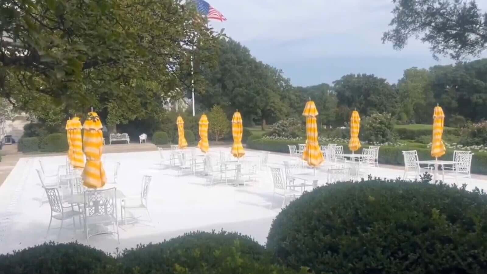 The Best Jokes About Trump’s White House Rose Garden Renovation