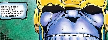 Thanos crying