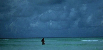 Pacino looking at the ocean