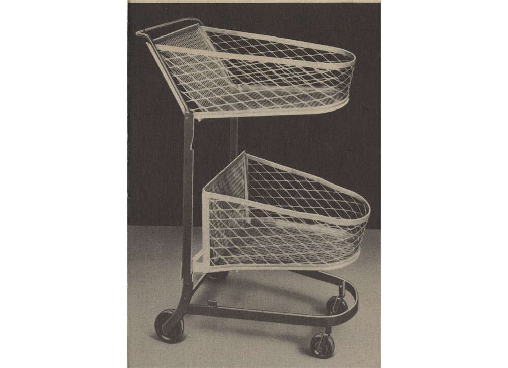 1940s shopping cart