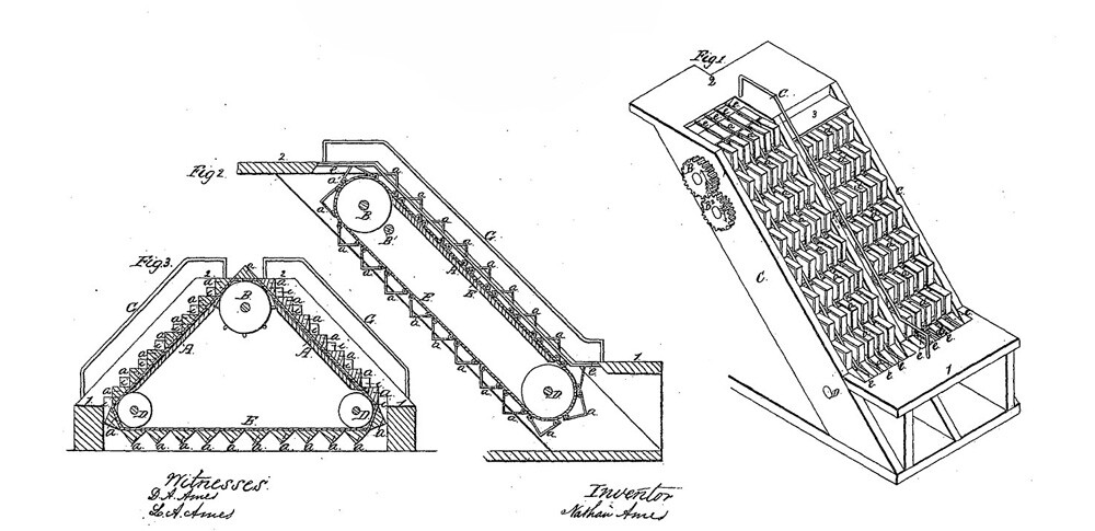 Revolving Stairs patent