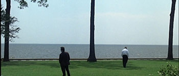 Russel Crowe looking at the ocean