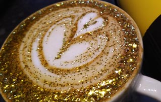 Edible Glitter Coffee Is Happening. Don't Get Mad. 