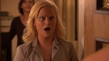 Amy Poehler shocked