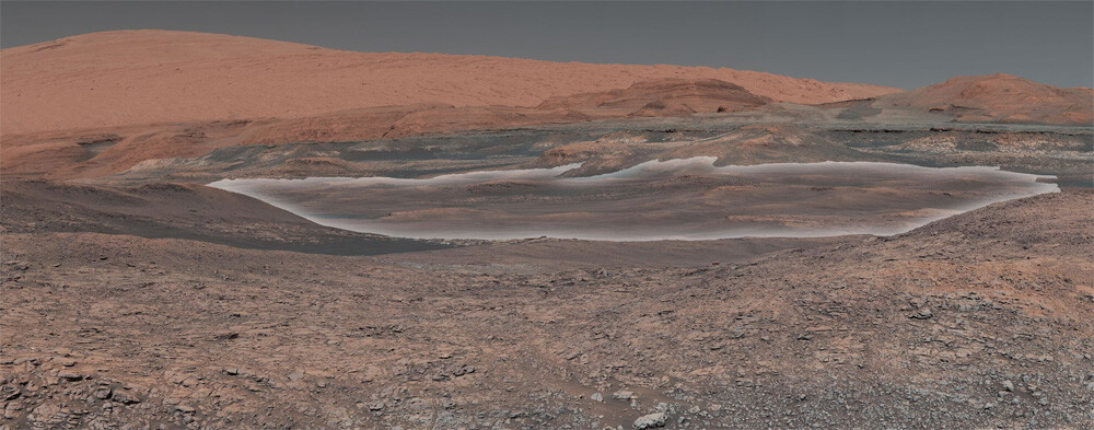 Mars taken by Curiosity rover