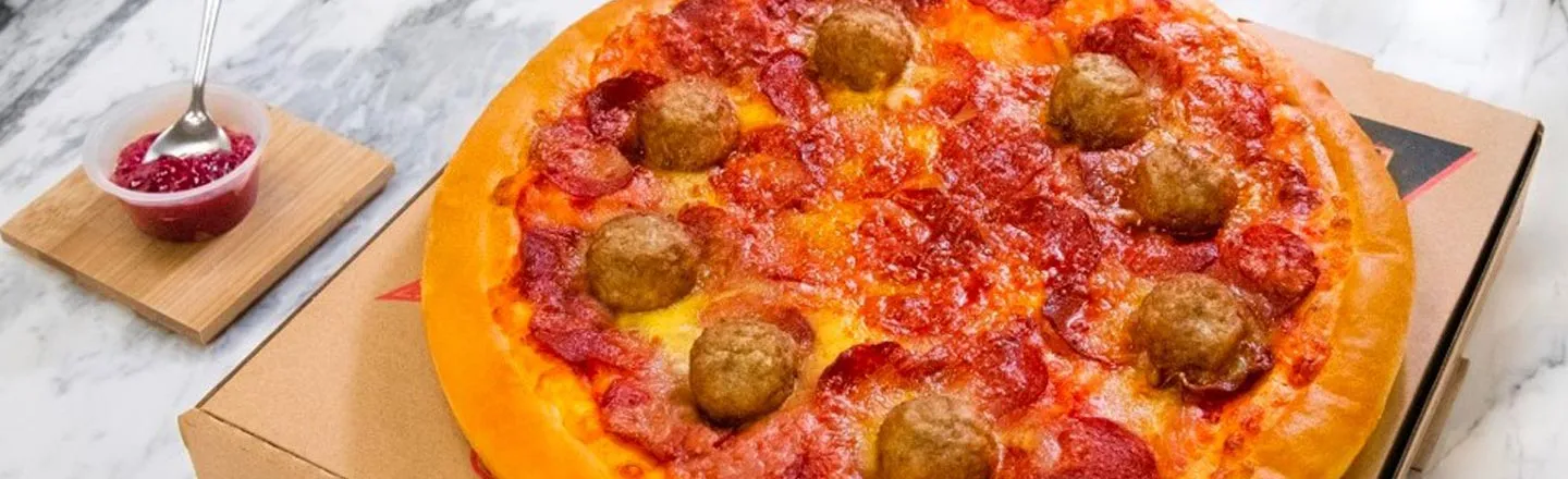 Bad Pizza And Furniture Store Meatballs -- Together At Last 