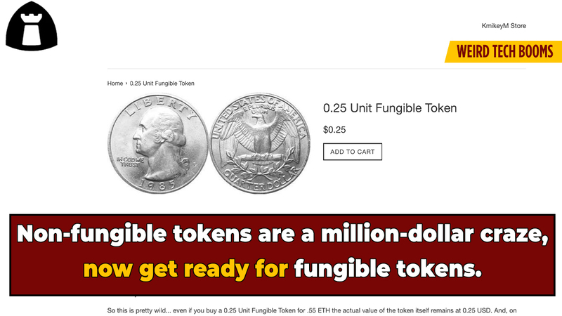 Amid Non-Fungible Token Boom, Publicly Traded Human Sells Quarter As 'Fungible Token'