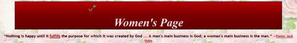 Women's Page Nothing is happy until it fulfills the Purpoea for which it was ereated by God. A man's main business God: business 4Womt mafe is the ma