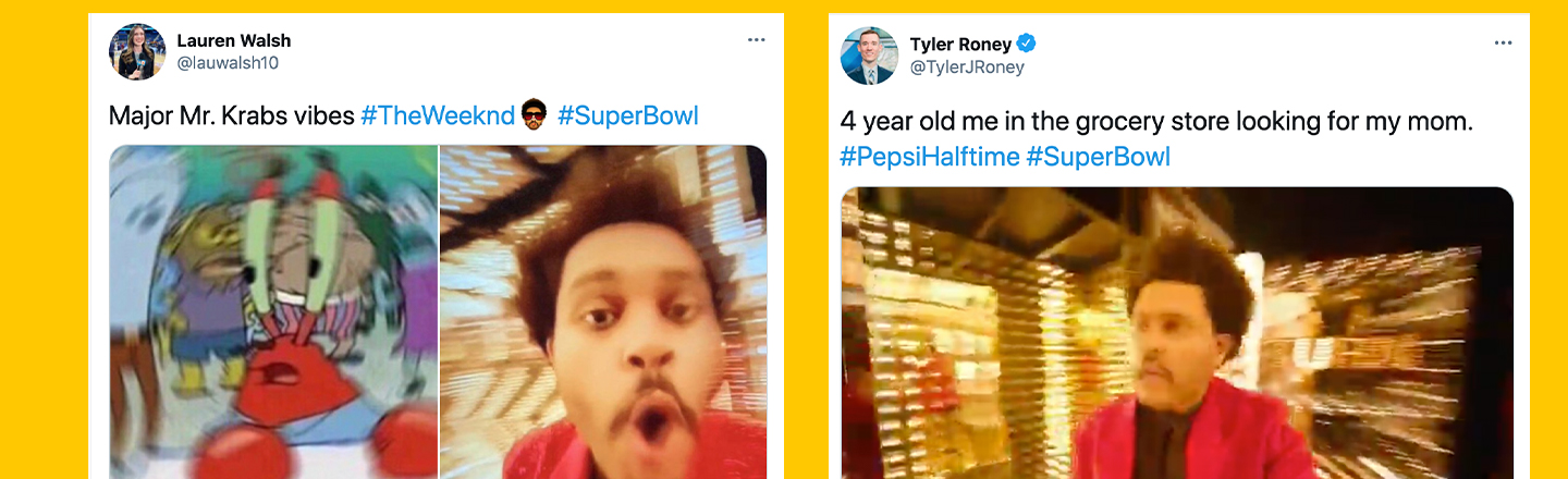 6 Things The Weeknd's 'Super Bowl' Halftime Show Looked Like, According to Twitter