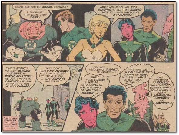 YOURE onf FOR THE OOS. KILOWOG ! AEY WOULD YOU ALL troo STAINE AT ME? WE 4GFED T THOUTHT NOT TO DDAW ANYBODY'S THEY WEDE USIN' ATTENTTONS TAPE/ YOL TH