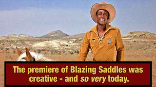'Blazing Saddles' Had A Totally Boss Premiere
