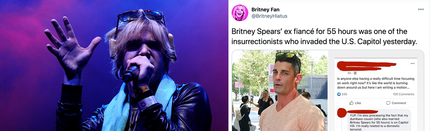 Capitol-Sieging Yahoos Include Britney Spears' ex, Washed-Up Indie Boy