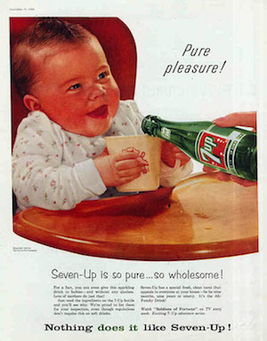 Pure pleasure/ dal Seven-Up Is sO pure... SO wholesome! Nothing does it lice Seven-Up 