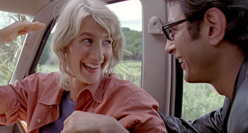 Jeff Goldblum and Laura Dern