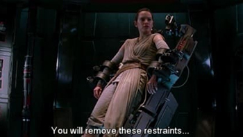 You will remove these restraints...