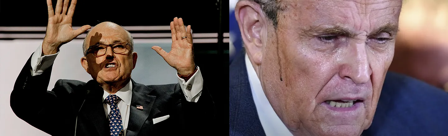 'Borat 2' Star Rudy Giuliani Evaded Dominion Voting Systems' Lawsuit Process Servers For A Week, A New Report Claims