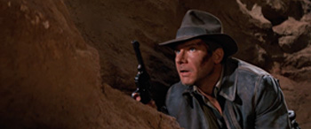 Indiana Jones at the grail temple