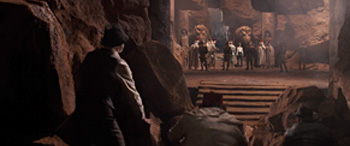 The Nazis at the grail temple