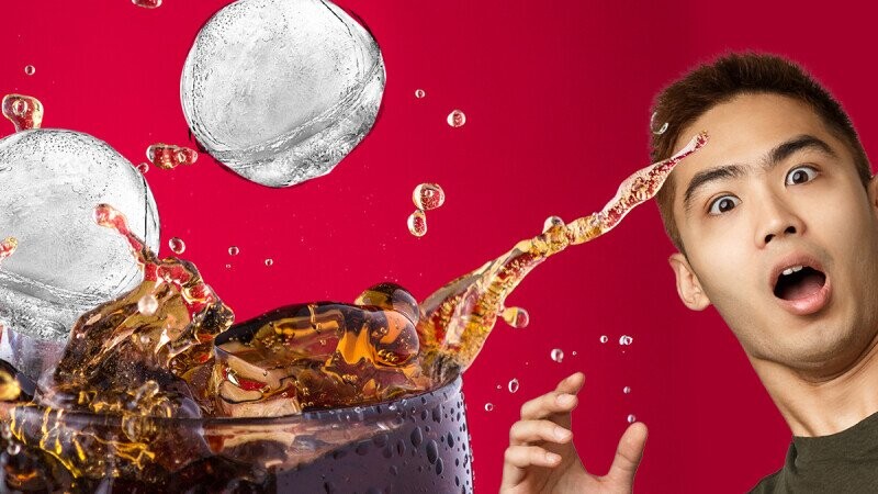 It Takes Really Big Balls to Drink Soda