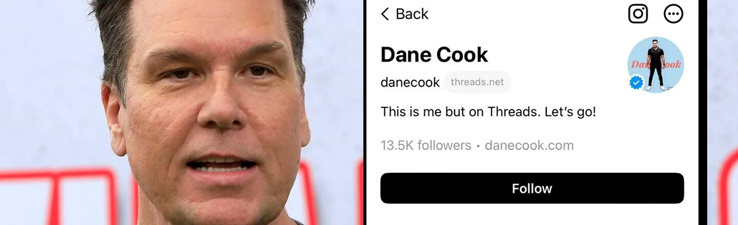 Dane Cook Wastes No Time Declaring Himself the King of Threads