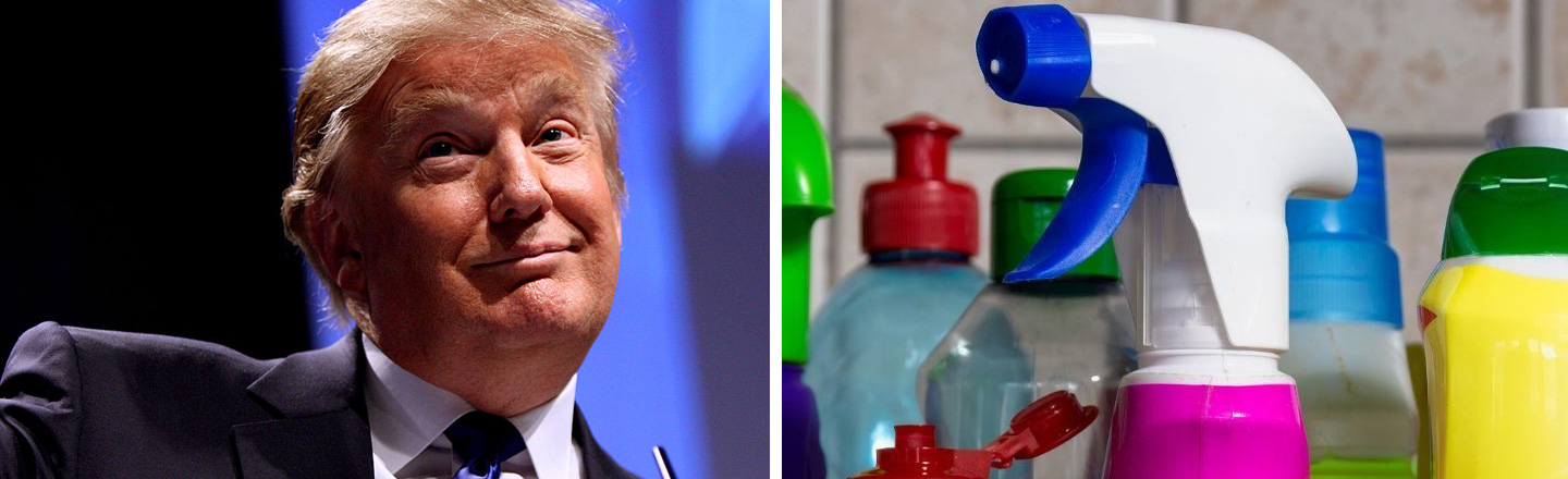 People Have Taken Trump's Bleach Suggestion To Weirdo New Frontiers