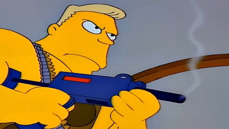 A Real-Life McBain Movie Forced ‘The Simpsons’ to Prematurely Retire the Character